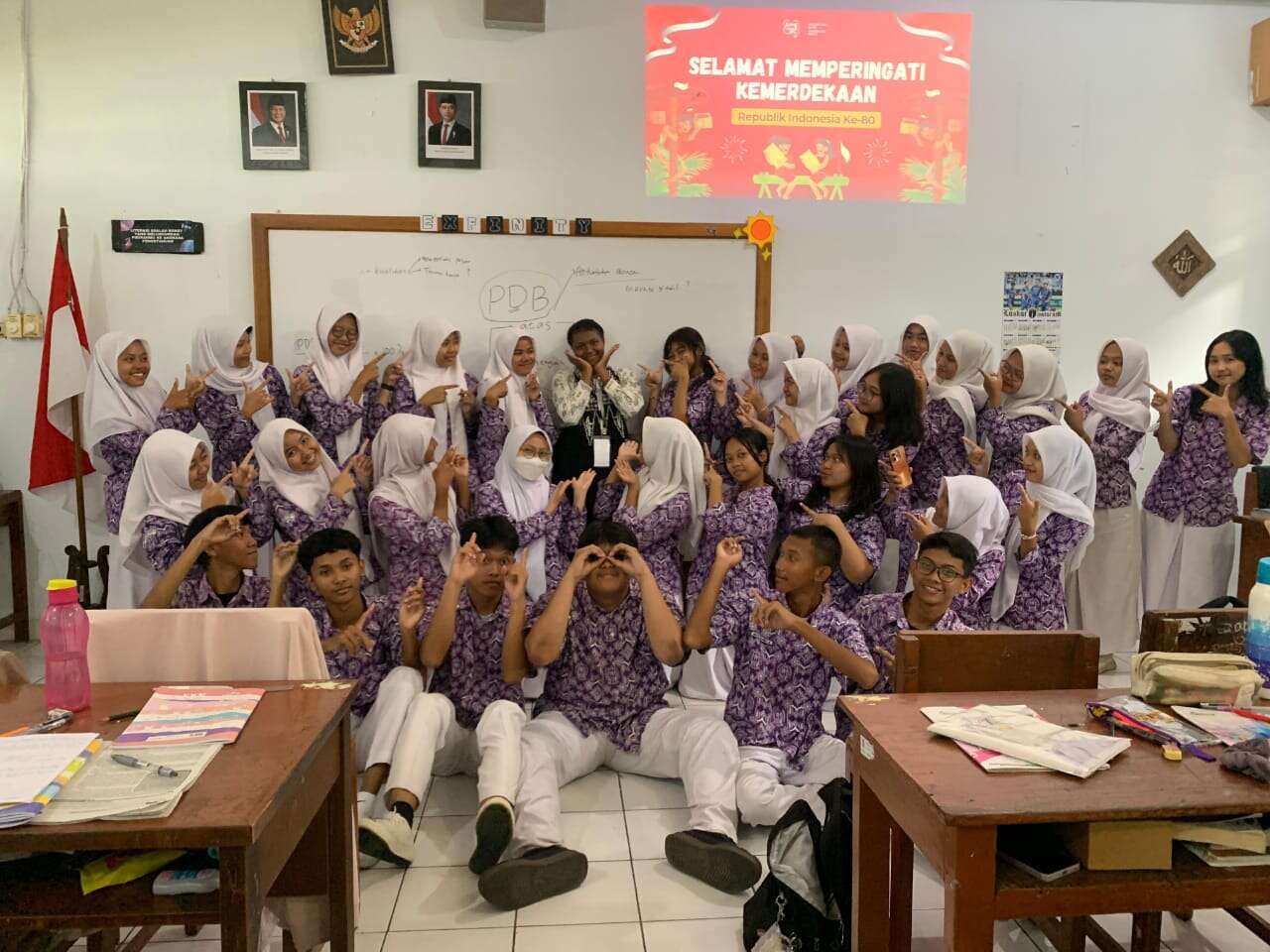 Momen Siswa SMAN 2 Skanto Papua di SMAN 2 Bantul Jogjakarta